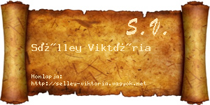 Sélley Viktória névjegykártya